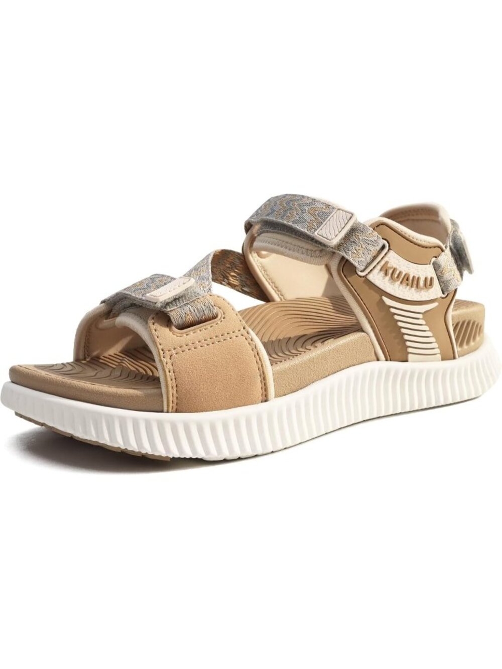 🆕Women's Tan Orthopedic Walking Sandals with Arch Support Recovery Cushion